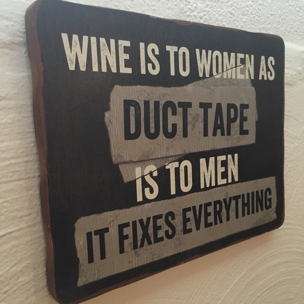 Wooden plaque